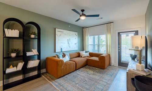 Luxury apartment interior featured in virtual tours at Brea Frisco apartments in Frisco, Texas