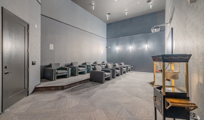 Fitness Center Large fitness center with large windows and plenty of equipment